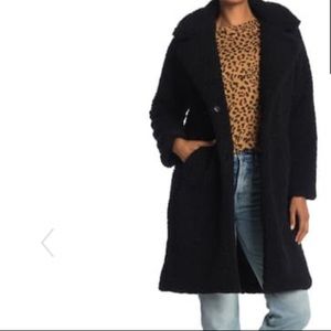 Lucky Brand Faux Shearling (Teddy) Mid Jacket